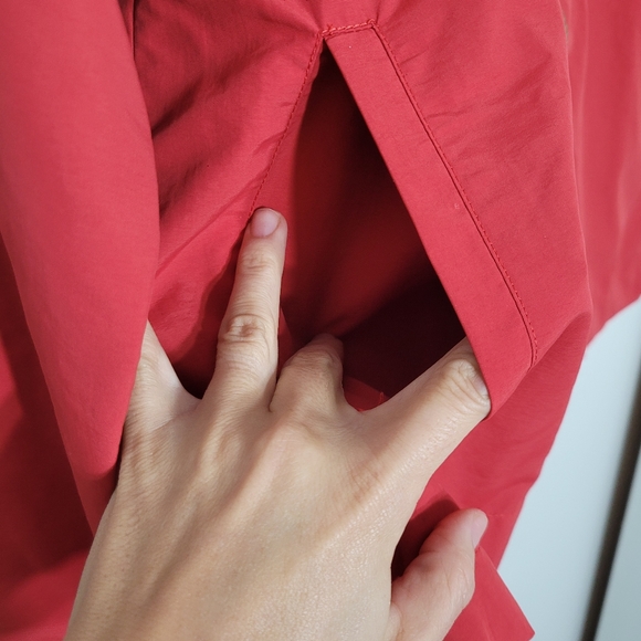 L&P Apparel Lightweight Red Rainbow Stripes Zipper Front Pockets Hoodie Small - Picture 7 of 13